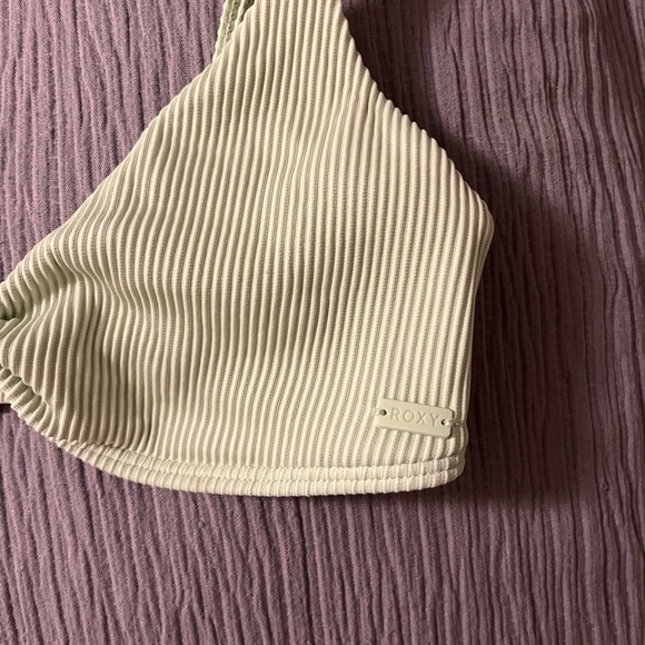 Roxy Mint Ribbed Bikini Top - Picture 2 of 3